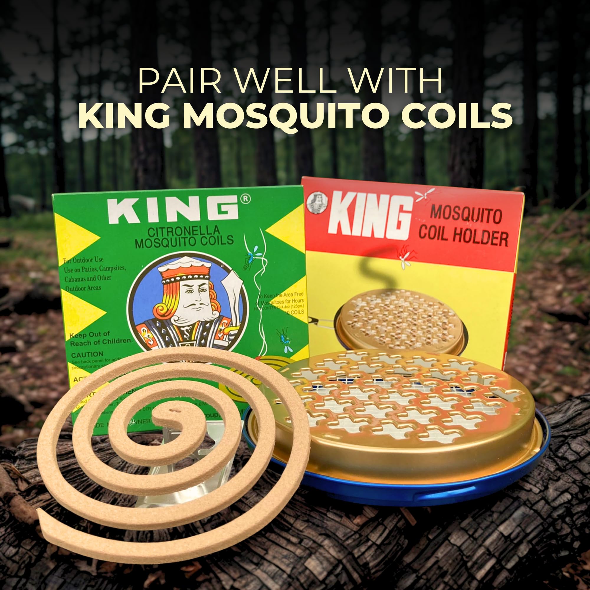 Amazon.com: KING Mosquito Coil Holder with Hook - Made in Japan