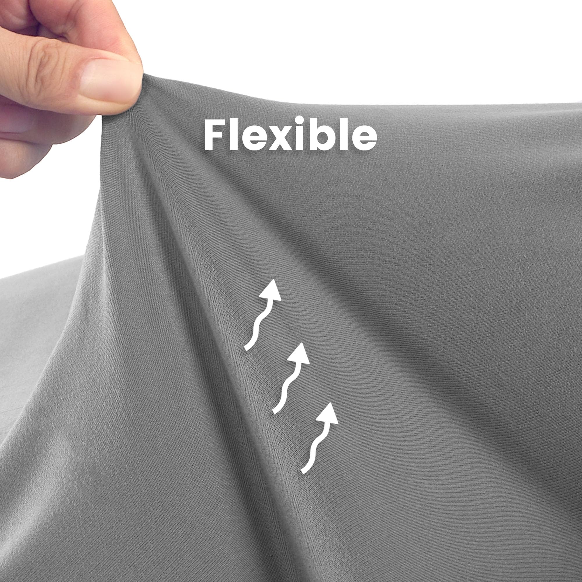 SONIVE Fitted Sheet, Polyester Bed Sheet, Soft and Breathable, Jersey Sheet,Extra Large Pocket Depth of 30 cm - Image 3