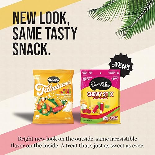 Miniatura 4 de Darrell Lea Fabulicious - Bolsa de caramelo agrio de sabor mixto de 7 onzas (paquete de 1) - Sin aceite de palma