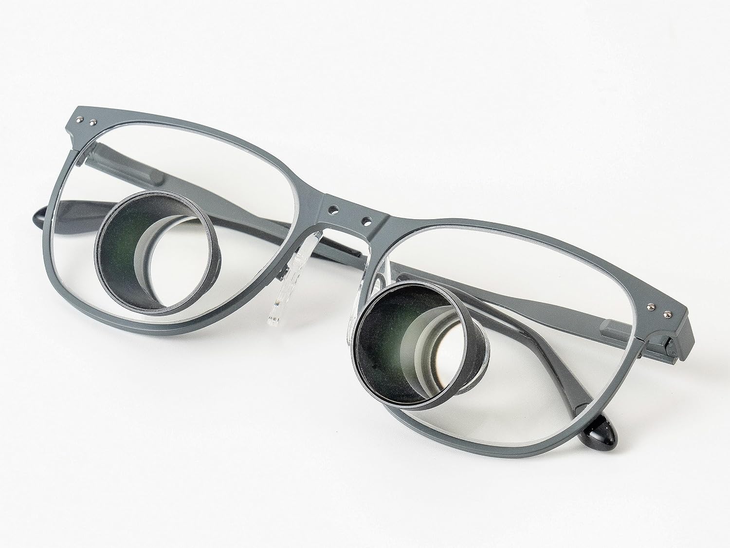 2.5X 3X 3.5X Songzi Optics Gray Titanium Frame TTL Dental Surgical Loupes Customized Wide Field of View (Magnification:3.5X, Near Pd 62mm)