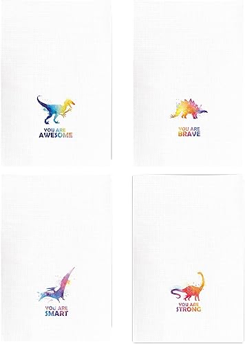 Miniatura 5 de kunlisa Toallas de mano de dinosaurio para el baño de los niños, toallas de mano para niños, decoración de baño para niños, You are Awesome Brave