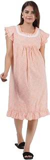 Woman midi Short 3/4 Cotton Nighty/Short Maxi/Sleepwear/Nightwear Price In India