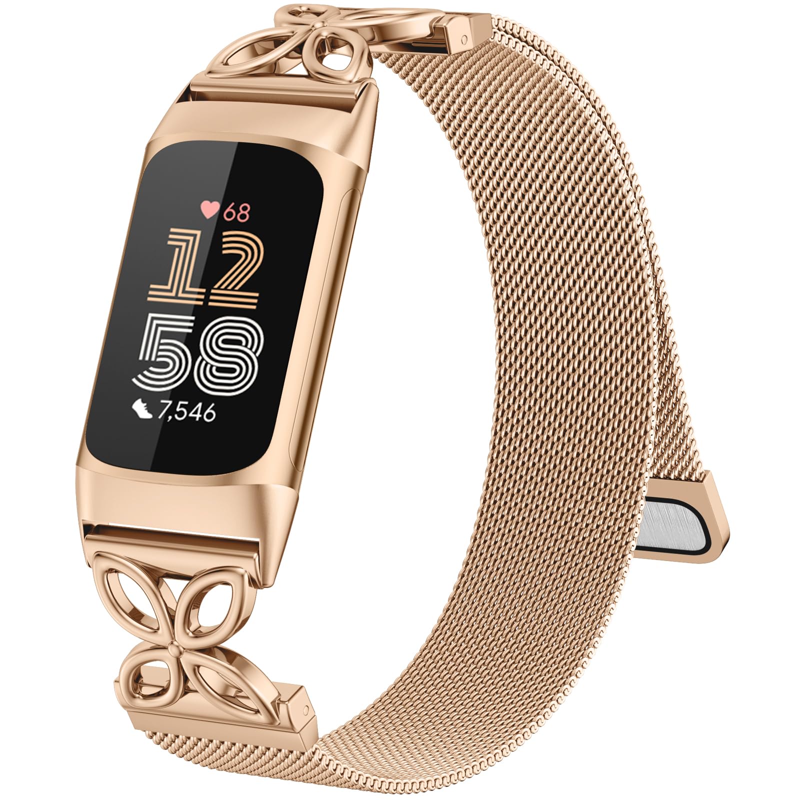 GEAK Metal Floral-Shape Design Band Compatible - arm and wristband accessories | Mubboo