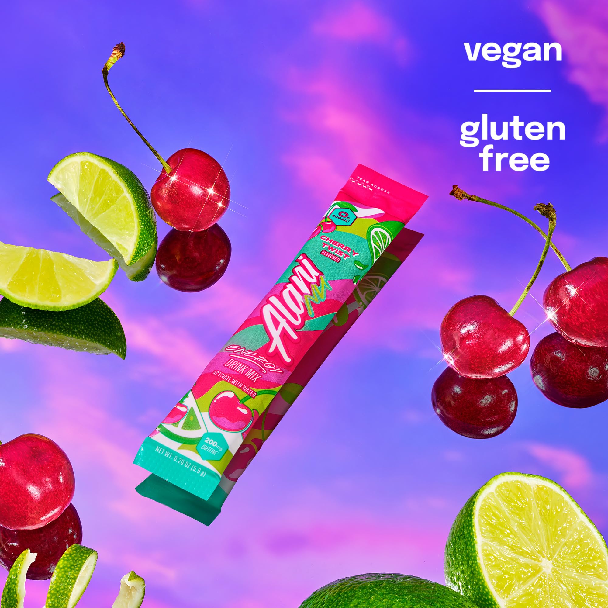 Amazon.com : Alani Nu CHERRY TWIST Energy Sticks, Energy Drink