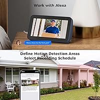 Vista 8 de Hiseeu Security Cameras Wireless Outdoor, 2pcs Solar Powered 3K 4MP Surveillance WiFi Cameras for Home Security Outside, PIR/AI Motion Detection