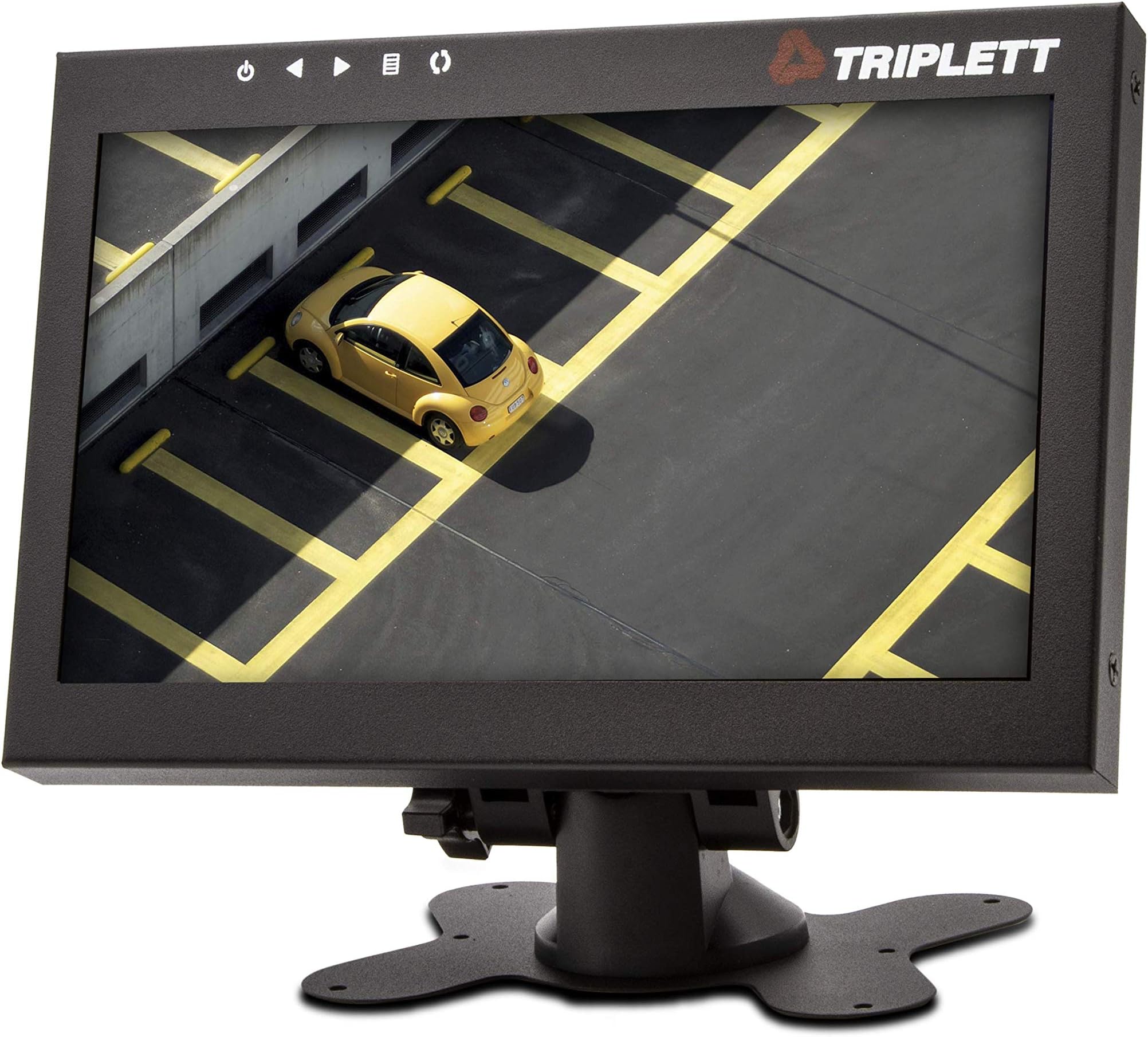 Triplett Multi-Purpose 7" 1080P 4:3 HD LED Monitor with Carry Case - Use as Monitor for Computers, Laptops, Security Cameras, DVRs, DSLR Cameras & Raspberry PI Projects | AV /BNC /VGA /HDMI - (HDCM)