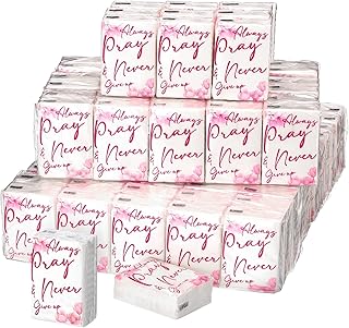 Spiareal 100 Bulk Pocket Tissues Travel Tissues Mini Tissues Travel Size Individual Tissue Wedding Tissues Packs for Guests 3 Ply Tissues Facial Tissues for Wedding Graduation