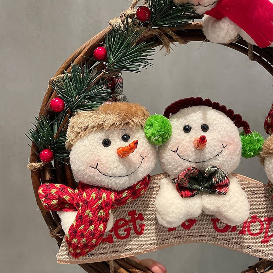 未使用❤ミニリース　20個　花輪　DIY 飾り　デコレーション 楽天市場】クリスマス 飾り クリスマスリース ウールボール ベル付き