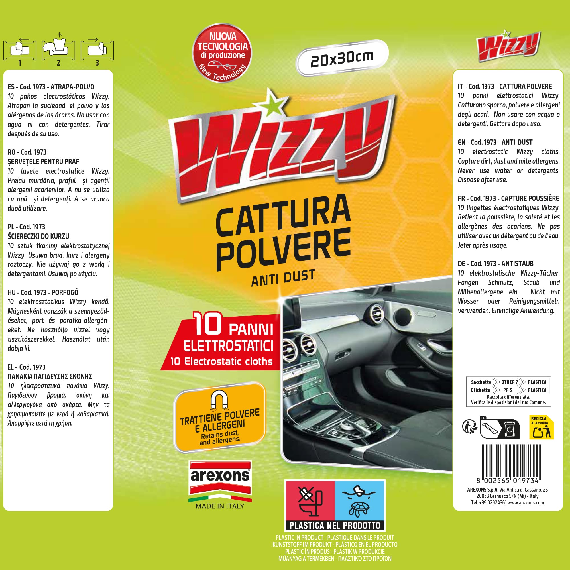 Panno Cattura Polver