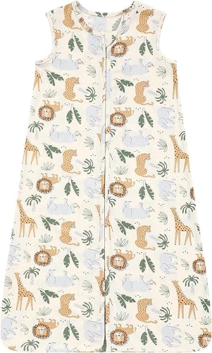 DaysU - Saco de Dormir para Bebé de 0 a 6 Meses, Elástico, Unisex, Manta Usable con Cierre de 2 Vías, TOG 0.5, Saco de Dormir para Bebé Transpirable