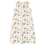 DaysU Sleep Sack 12-18 Months Stretchy, Unisex Wearable Blanket 2-Way Zipper TOG 0.5, Breathable Lightweight Sleeping Bag 1 Pack, Jungle, Large