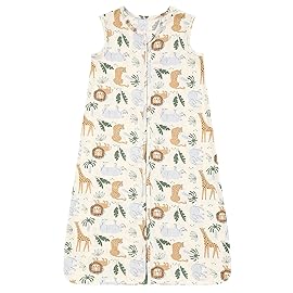 DaysU Sleep Sack 12-18 Months Stretchy, Unisex Wearable Blanket 2-Way Zipper TOG 0.5, Breathable Lightweight Sleeping Bag 1 Pack, Jungle, Large