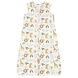 DaysU Baby Sleep Sack 0-6 Months Stretchy, Unisex Wearable Blanket 2-Way Zipper TOG 0.5, Breathable Lightweight Baby Sleeping Bag 1 Pack, Jungle, Small