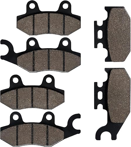 Miniatura 9 de LOCOPOW Pastillas de freno Rhino 660 700 Delanteras y traseras para Yamaha YXR660 4x4 2004-2007 Raptor 700 700R YFM700 2006-2012 Rhino 450 YXR450