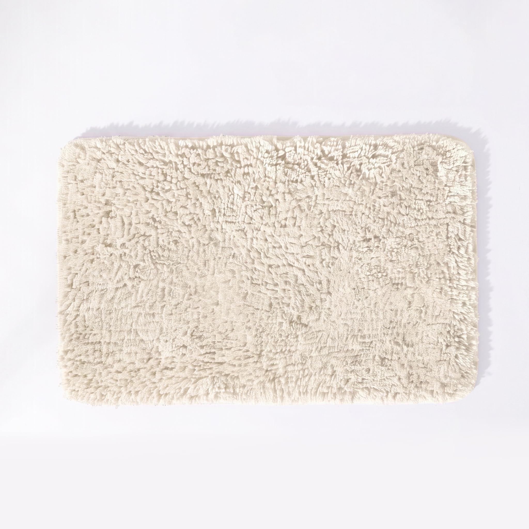 Allure Microfibre Bath Mat - Cream - Polyester/Latex - 1