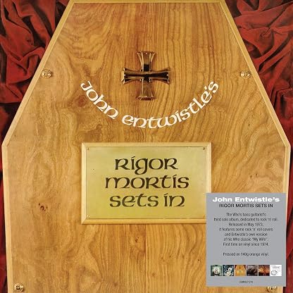Rigor Mortis Sets In - 140-Gram Orange Colored Vinyl [Import] (140 Gram Vinyl, Colored Vinyl, Orange, United Kingdom - Import) por John Entwistle, capa do álbum