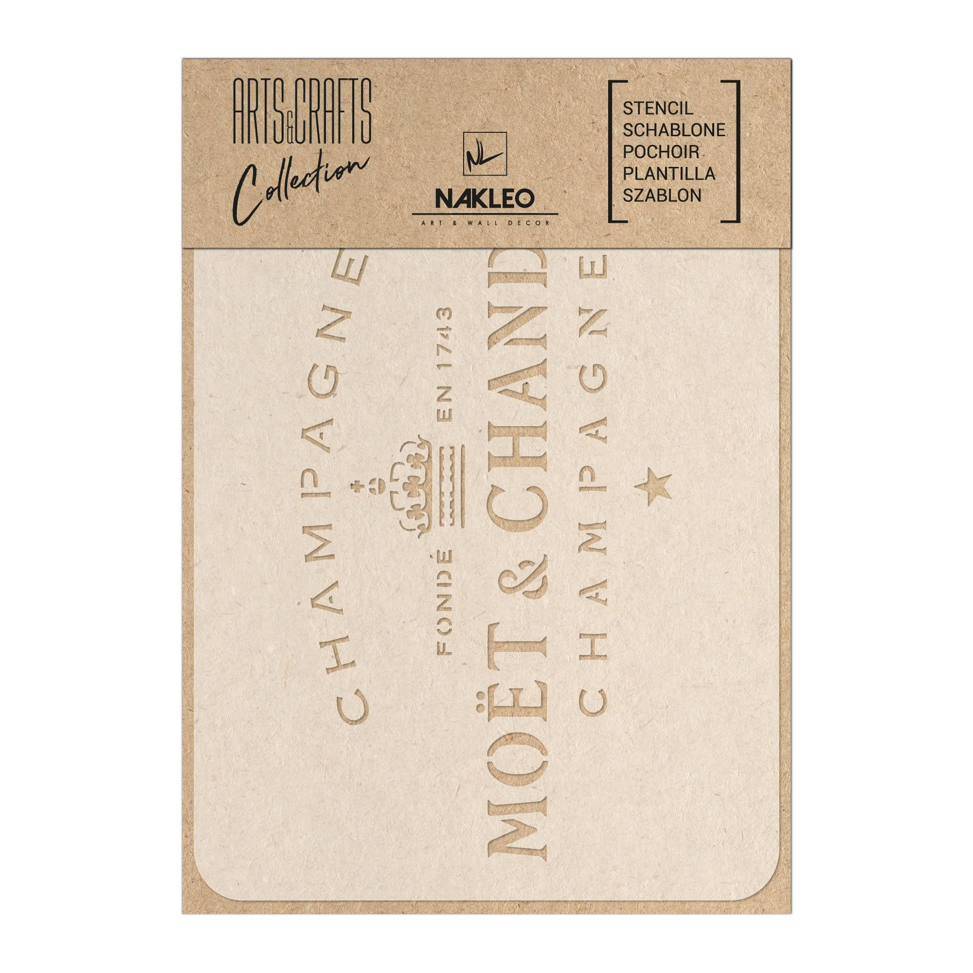 Stencil Plastica Riutilizzabile Bordo Fiore - Per Decorazione Fai Da Te - Foto 4