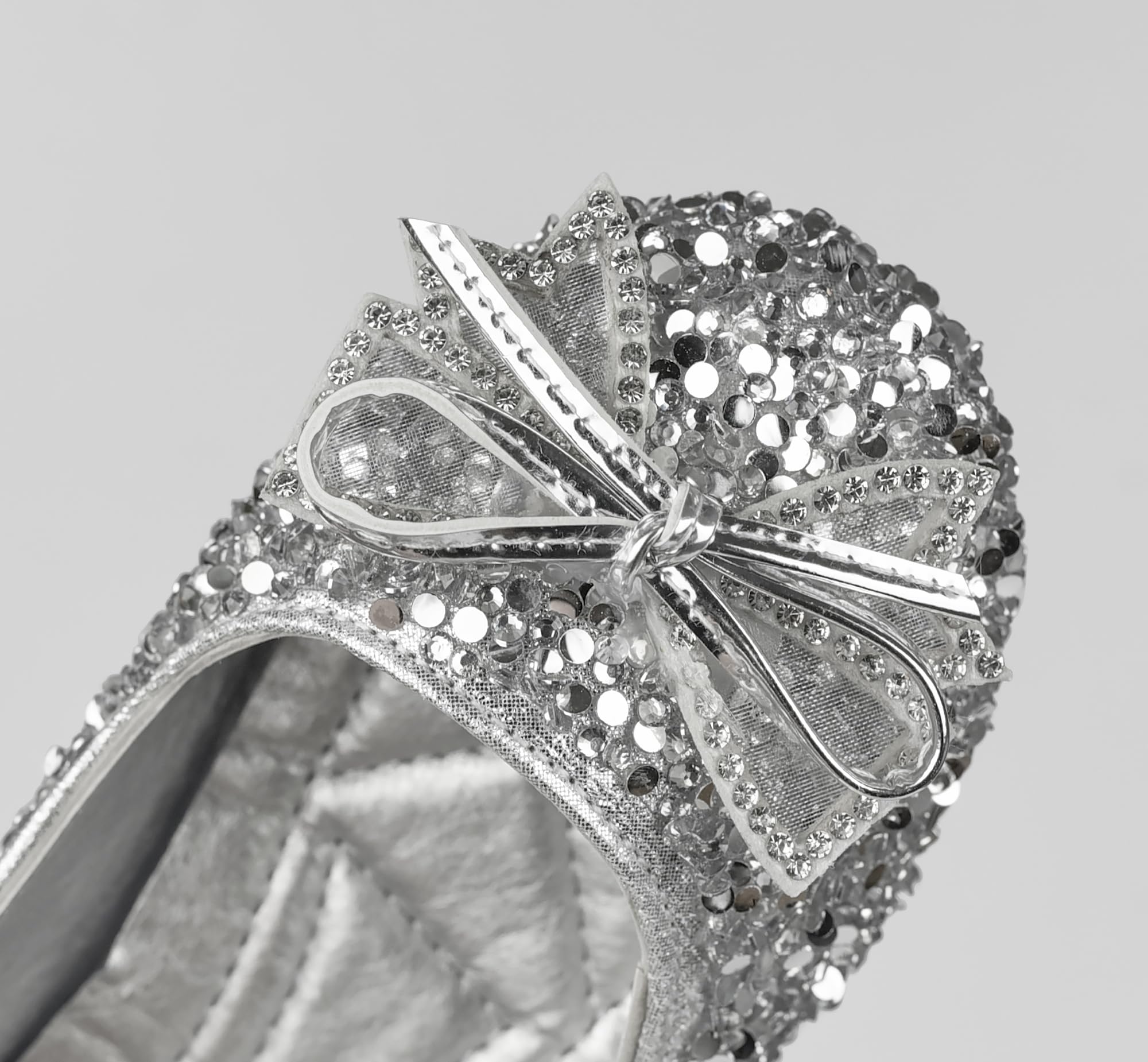 Zapatos de Princesa para Niñas con Lentejuelas Purpurinas para Disfraz, Fiestas, Bodas