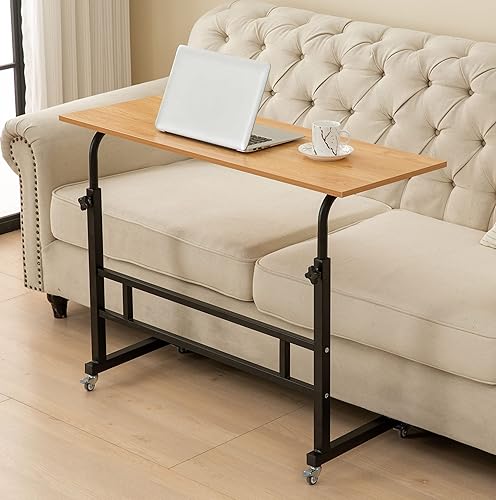 Miniatura 4 de Soporte para laptop de 39.3 pulgadas, soporte de computadora portátil de gran tamaño, escritorio ajustable en altura para escritorio de trabajo,