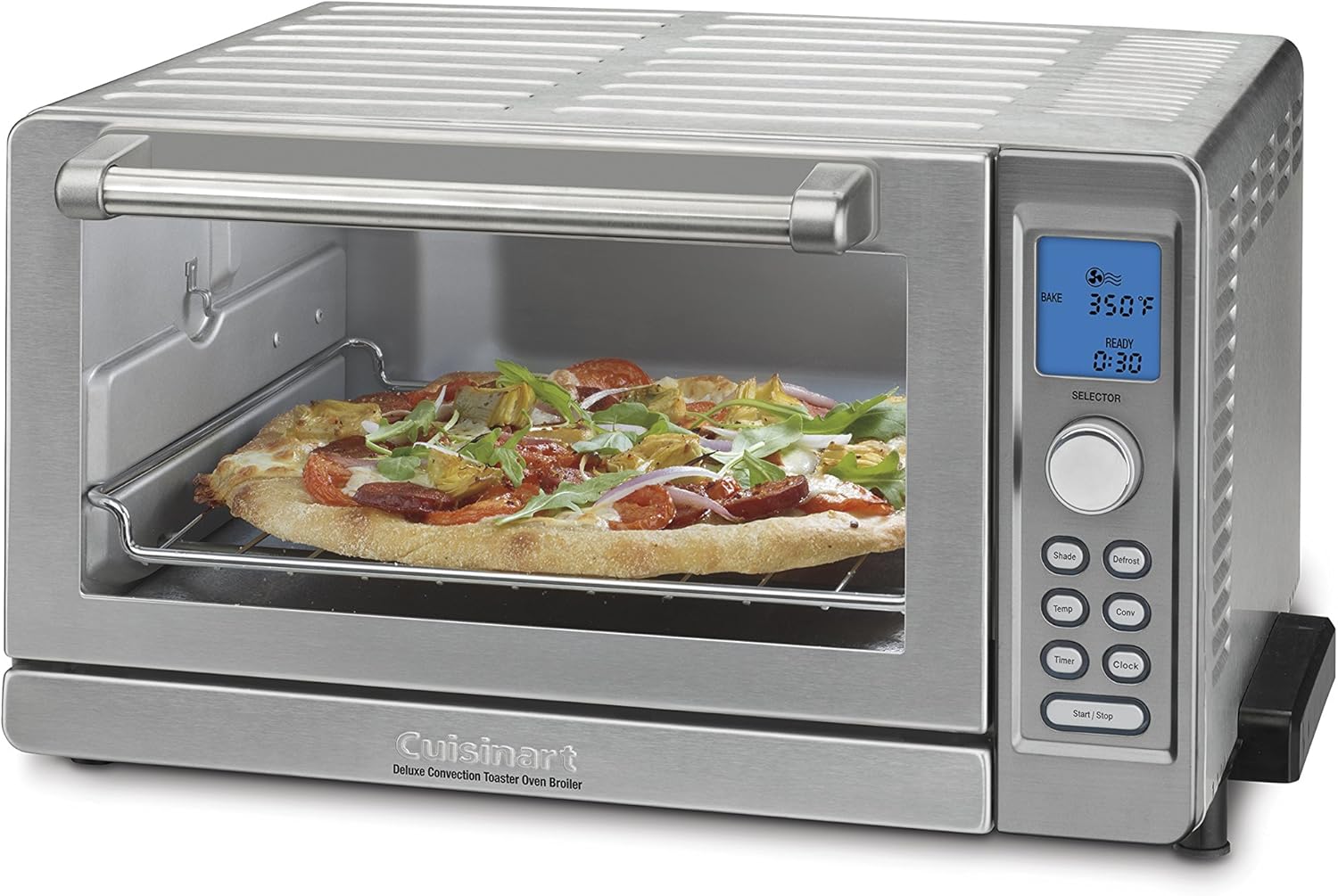 Cuisinart Deluxe Convection Toaster Oven Broiler with Baking Pan, Brushed Stainless Steel