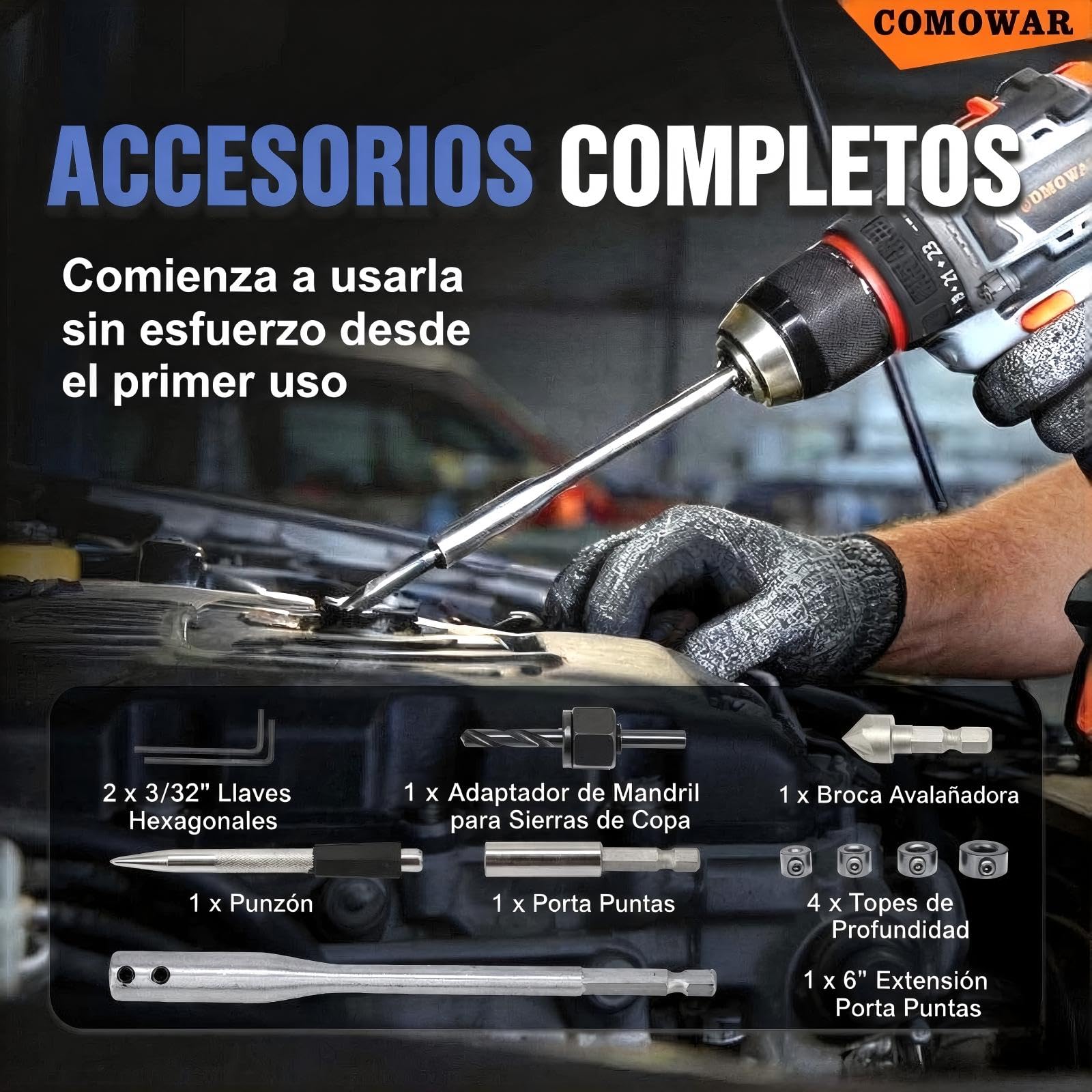 COMOWARE Drill Bit & Screwdriver Set - 246 Pcs -6 COMOWARE Drill Bit & Screwdriver Set - 246 Pcs -6