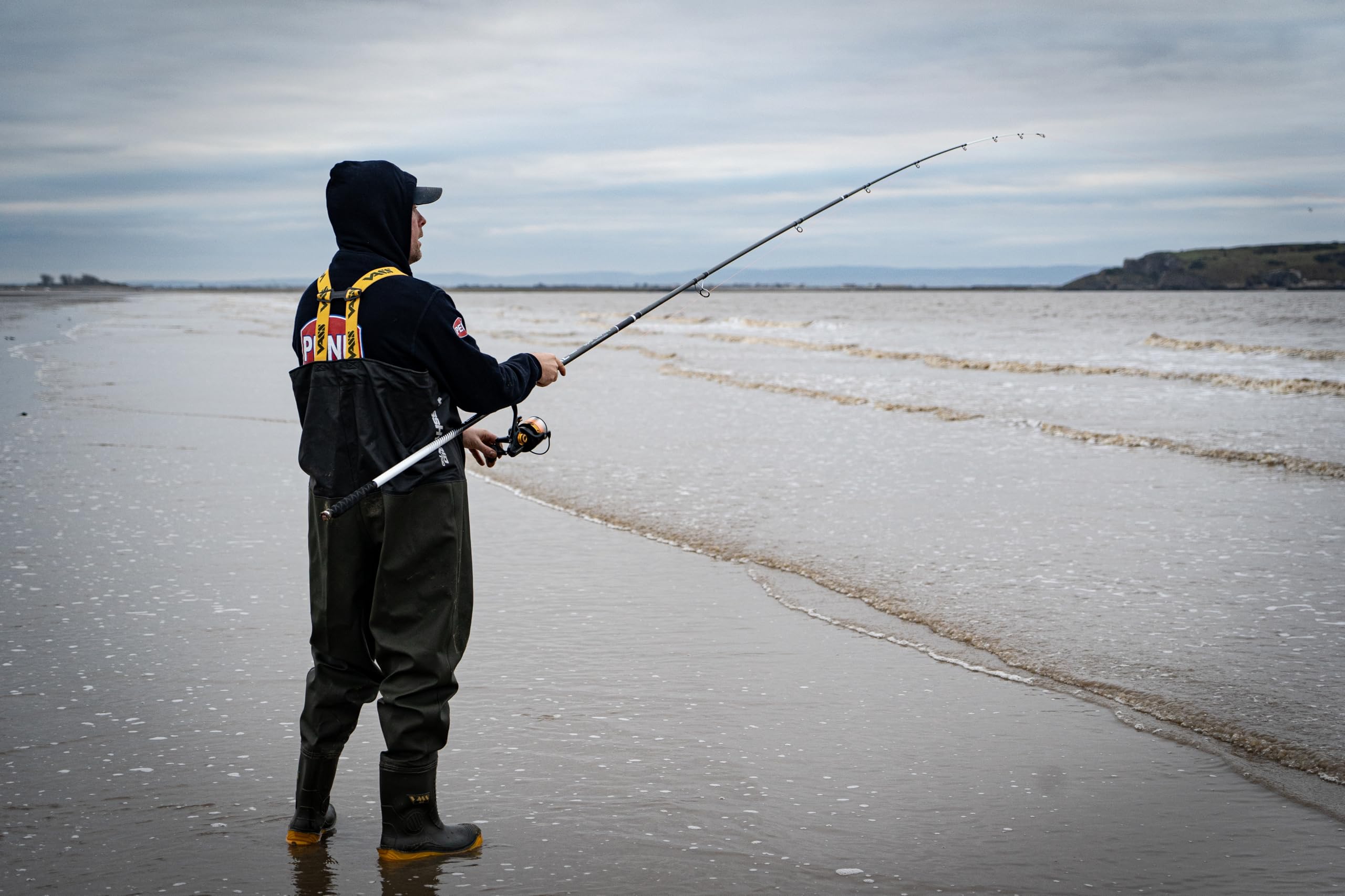 PENN Tidal XR Beach Caster Caña | Caña de surfcasting de Carbono de Alto módulo 30T/40T con tecnología X-Wrap | Lanzamiento a Distancia Extrema para carretes fijos y convencionales | 4,80 m