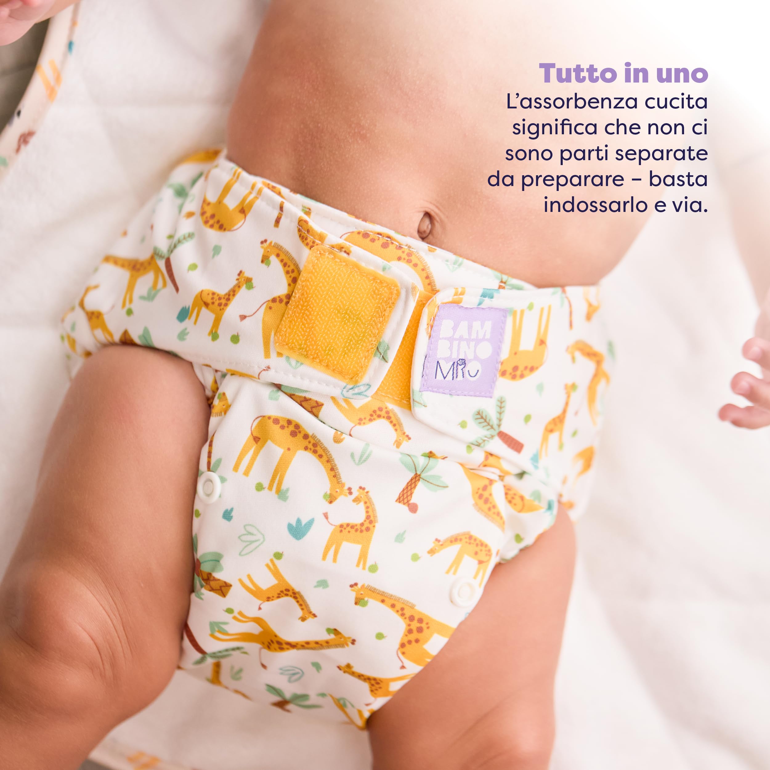 Bambino Mio Miosolo Classic Pannolino Lavabile Tutto-In-Uno STORIE LUNGHE Ecologico