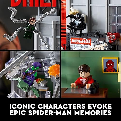 Vista 6 de LEGO Marvel Spider-Man Daily Bugle 76178 - Kit de construcción, juego coleccionable diseñado pensado para los fanáticos de Marvel adultos