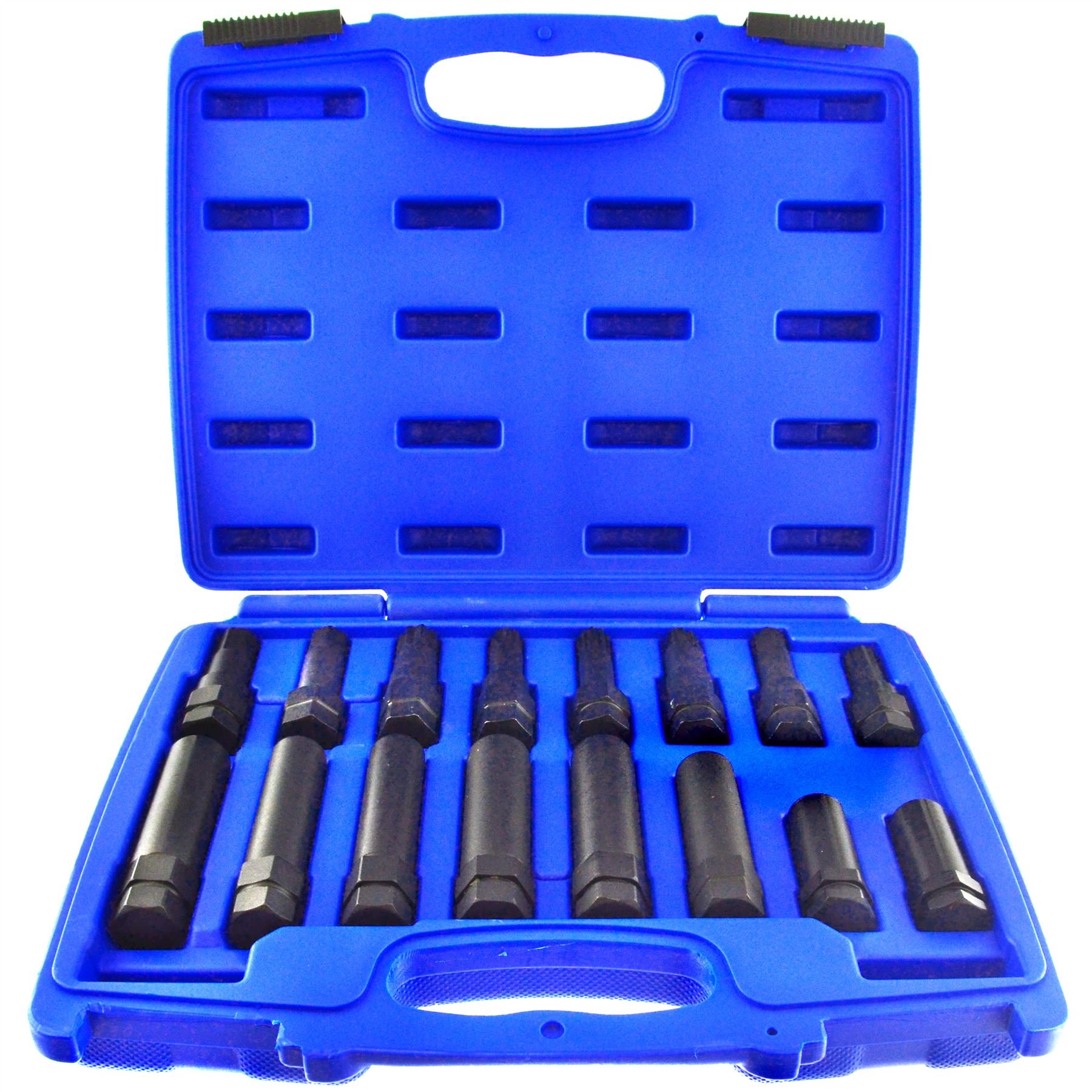Amazon.com: 16pc Master Locking Wheel Lug Nut Removal Key Star