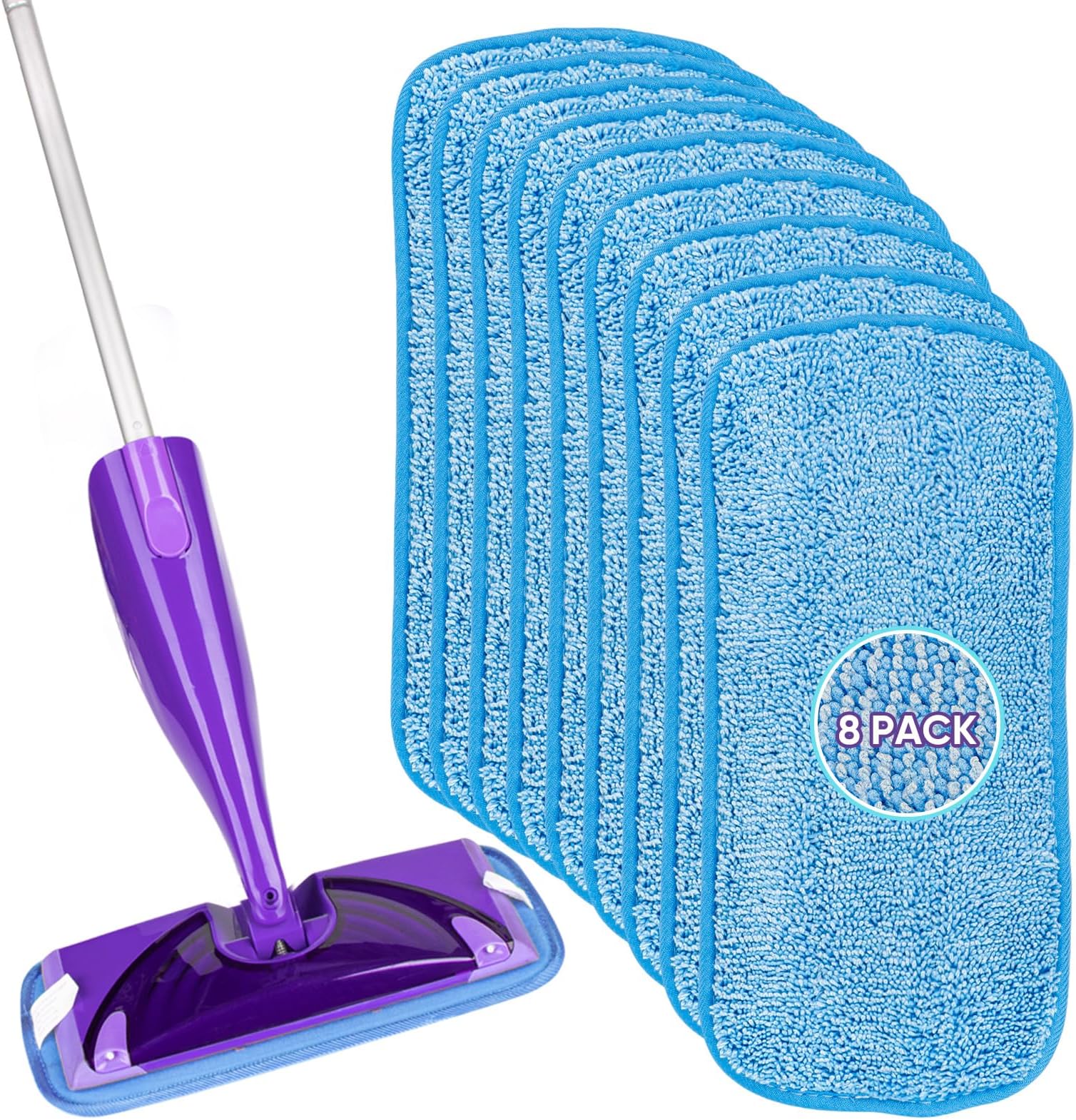 Reusable Mop Pads for Swiffer Wet Jet Refills, Machine
