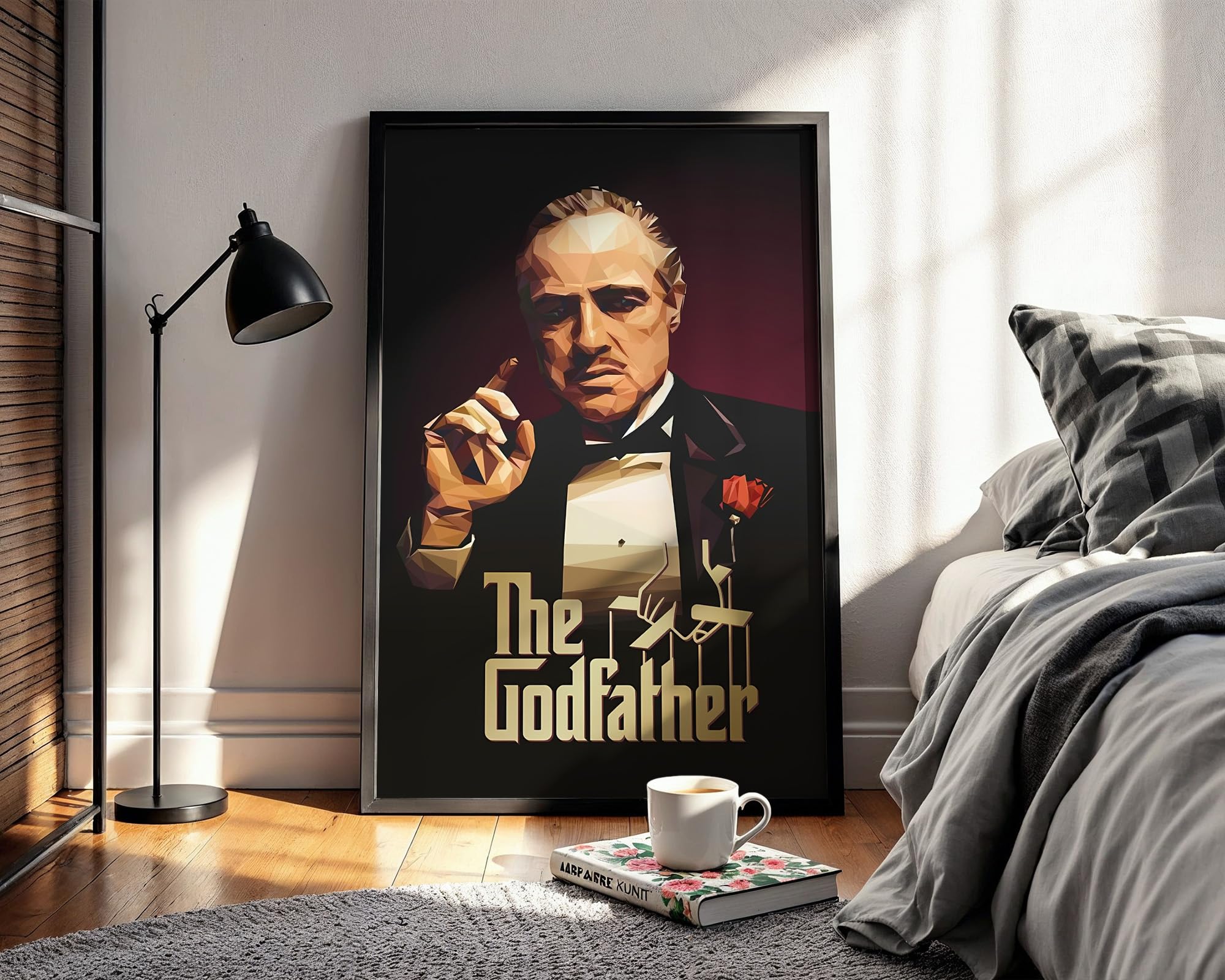 ポスター The Godfather 3D Wall Art McFarlane Toys The Godfather Don Corleone 3D Movie Poster Pop Culture Wall