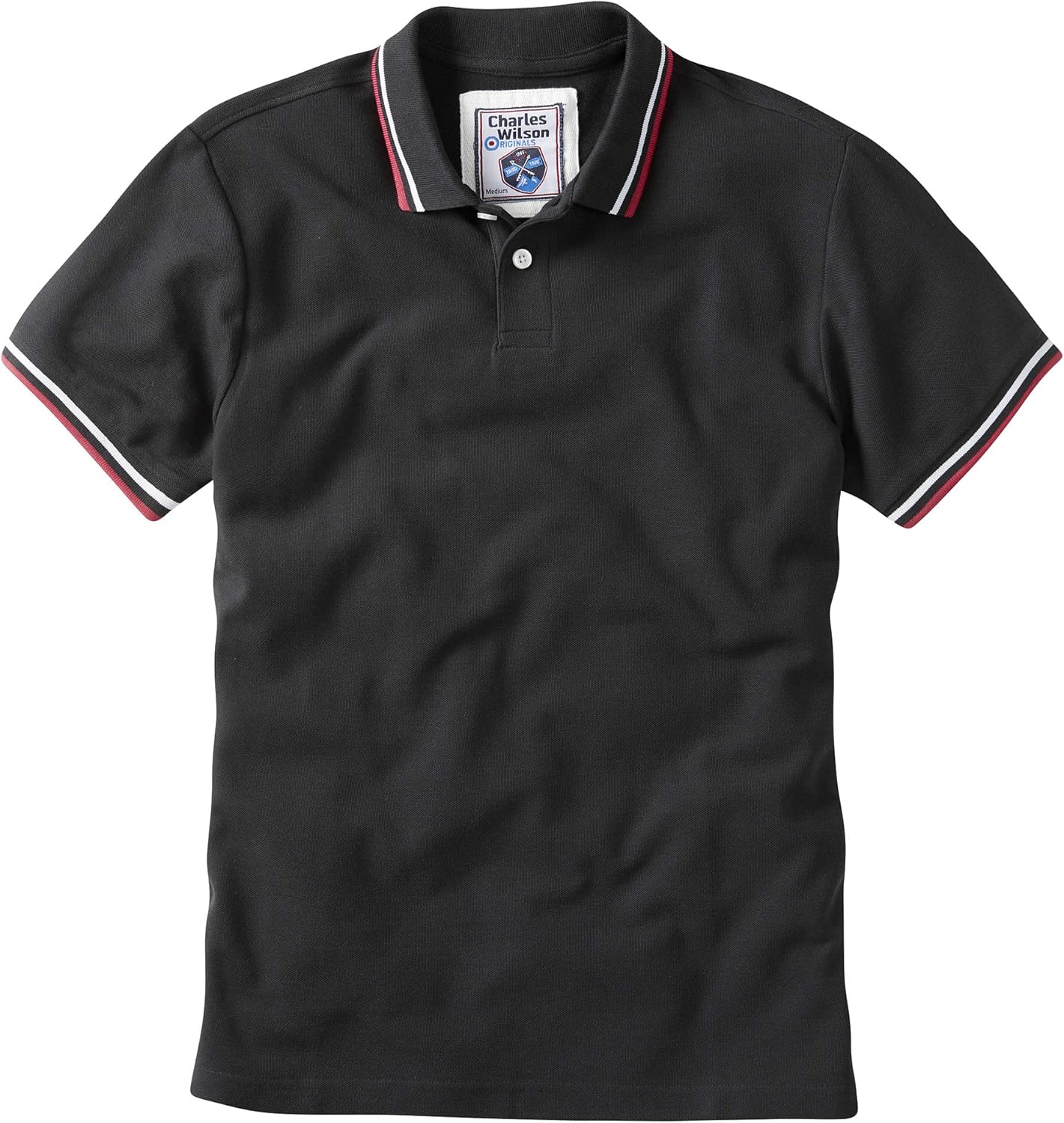 Charles Wilson Contrast Tipped Polo Shirt