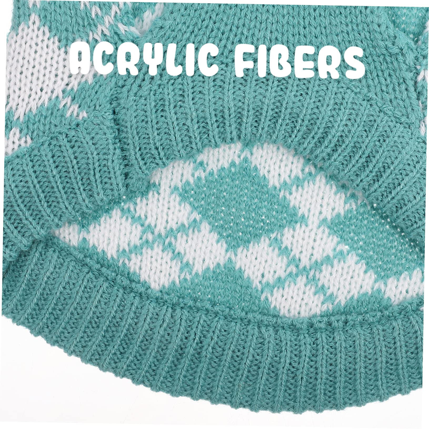 Mipcase 4stücke Pet Puppy Sweater Für Hunde Klassischer Grüner Karomuster Warm Und Für Winterpartys Und Cosplay Für Kleine Große Hunde