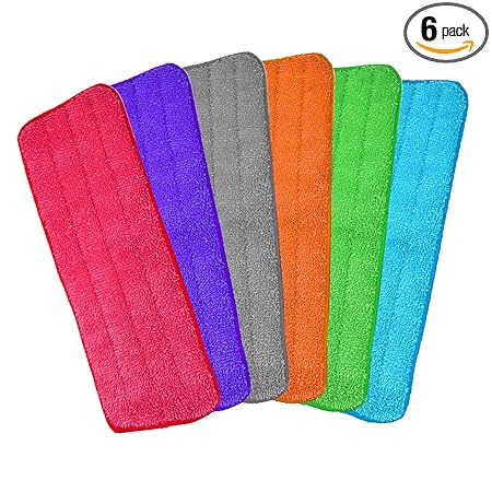 Microfiber Replacement Mop Pads, 18