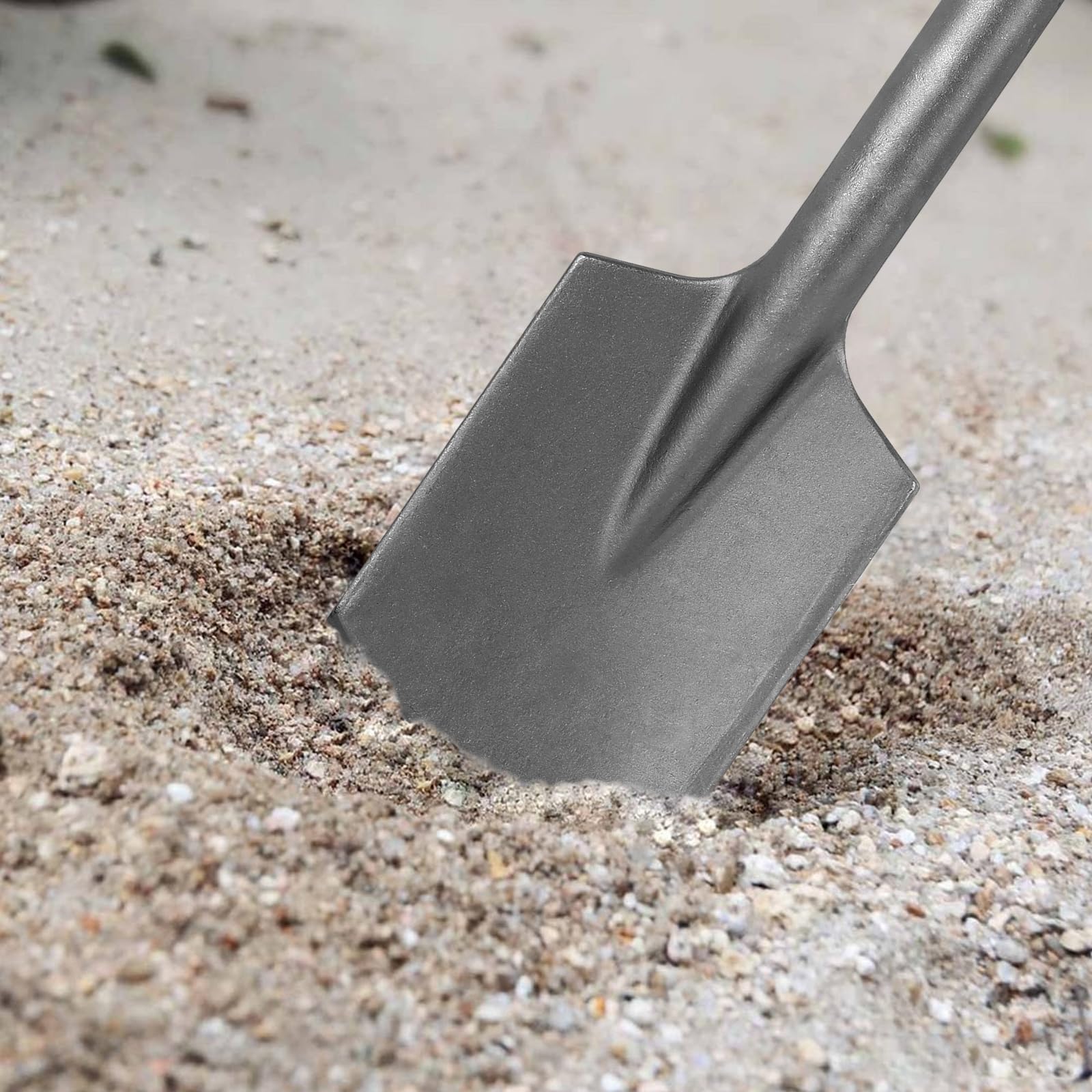 CPROSP SDS MAX Asphaltmeißel/Breitmeißel Breiter Lehm Spaten zum Entfernen, SDS MAX Schaufelmeißel 110 x 460 mm von Hartem Schmutz Ton und Losem Beton