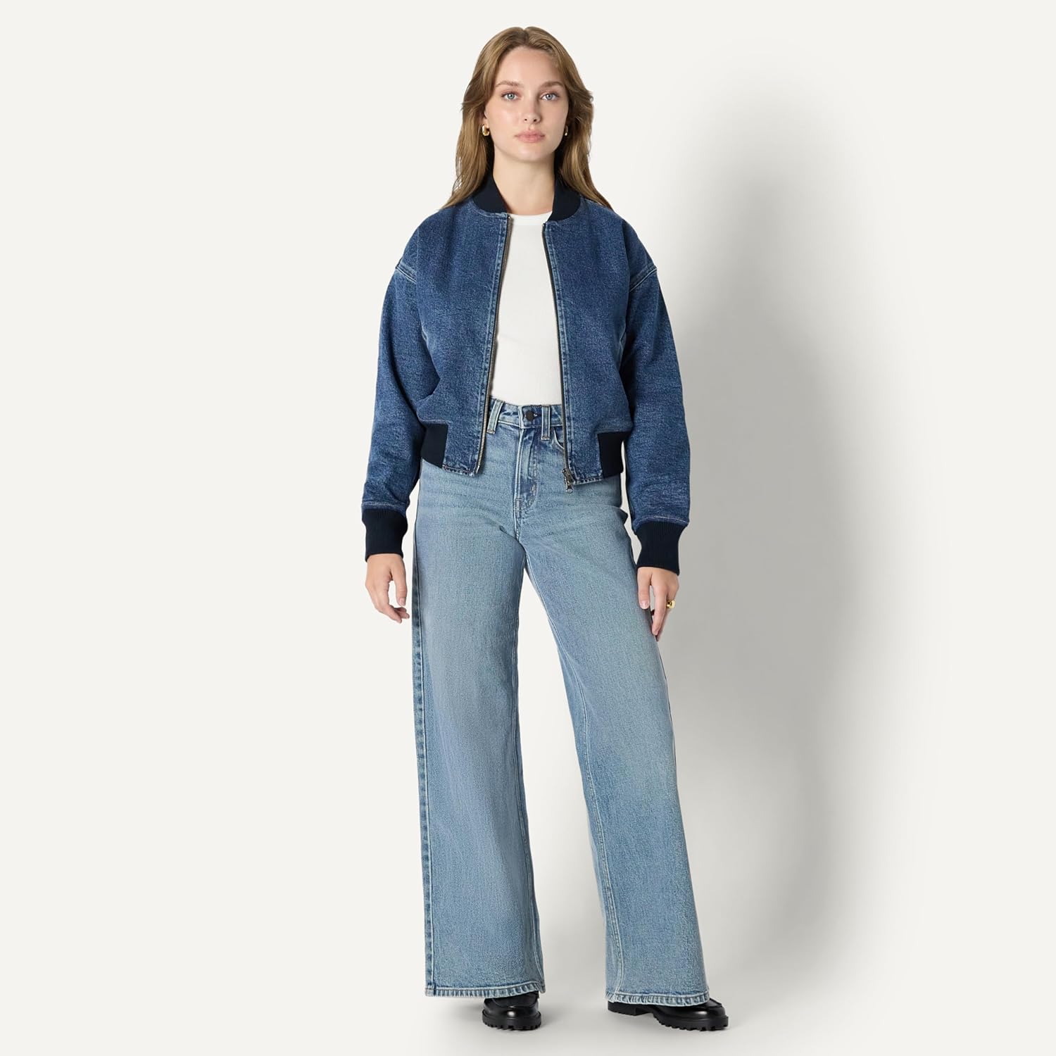 Amazon Essentials (Demi's Pick) Women's Relaxed-Fit Bomber Jacket - Image 5