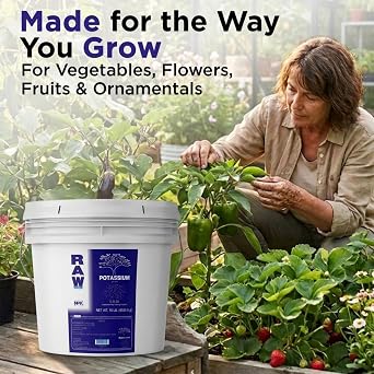 RAW Potassium Fertilizer - Water Soluble High Potassium for Plants, 10 lb