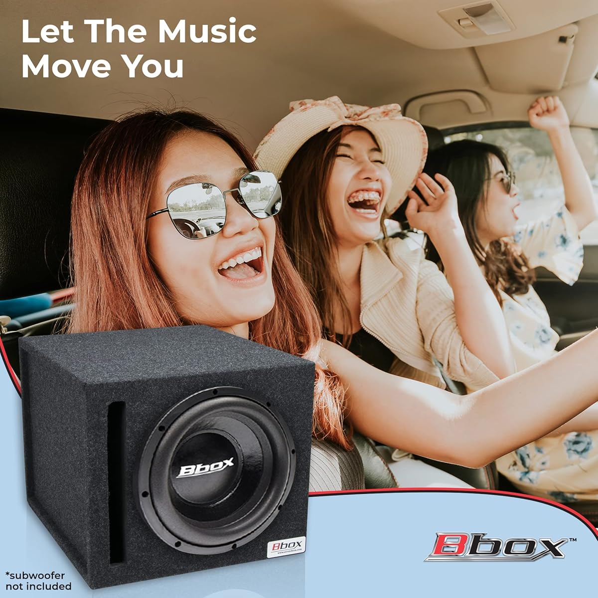 8 Inch Subwoofer Atrend 8 Inch Vented Enclosure Carpeted Car Subwoofer Speaker Box - Improves Audio Quality, Sound And Bass - High Grade MDF Construction With Nickel 8 Inch Subwoofer Box