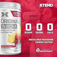 Vista 7 de Paquete de preentrenamiento y BCAA de Cellucor, polvo Original C4 de preentreno, ponche de frutas, 30 porciones + XTEND BCAA en polvo, ponche