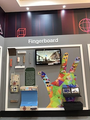 Miniatura 5 de Diapasones de madera hechos a mano de arce de color completo (actualización de camiones Slivery King, ruedas azules hechas a mano) Cubo mágico