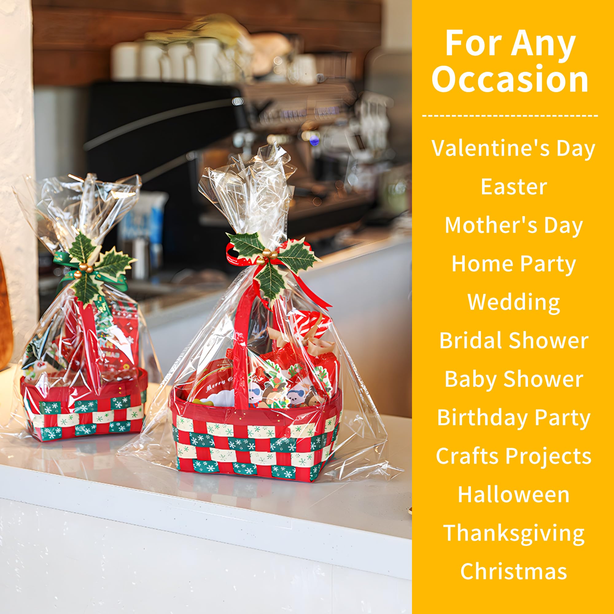 Rotolo Cellophane Trasparente 20m X 84cm - Per Regali, Cesti E Fiori - Foto 4