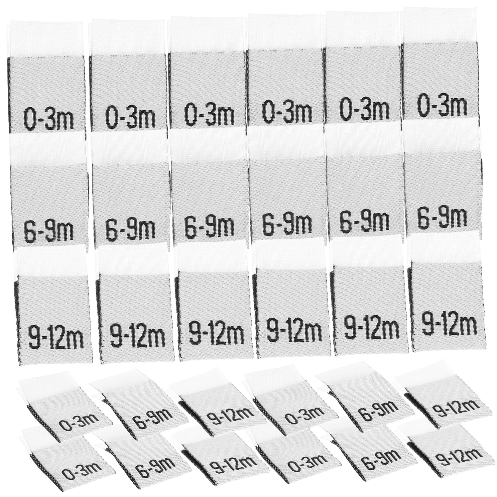ULDIGI Baby Clothes Boy Registry for Newborns 300pcs Monthly Labels Month Labels for Clothing Baby Wardrobe Tags
