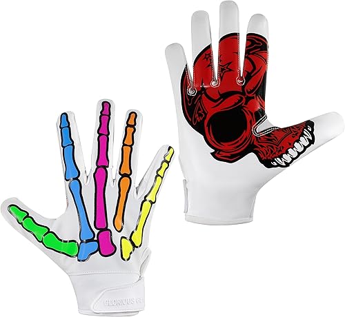 Miniatura 2 de Glorious Traders - Guantes de fútbol americano, guantes de fútbol para adultos y jóvenes, para hombres y mujeres, guantes de fútbol universitario
