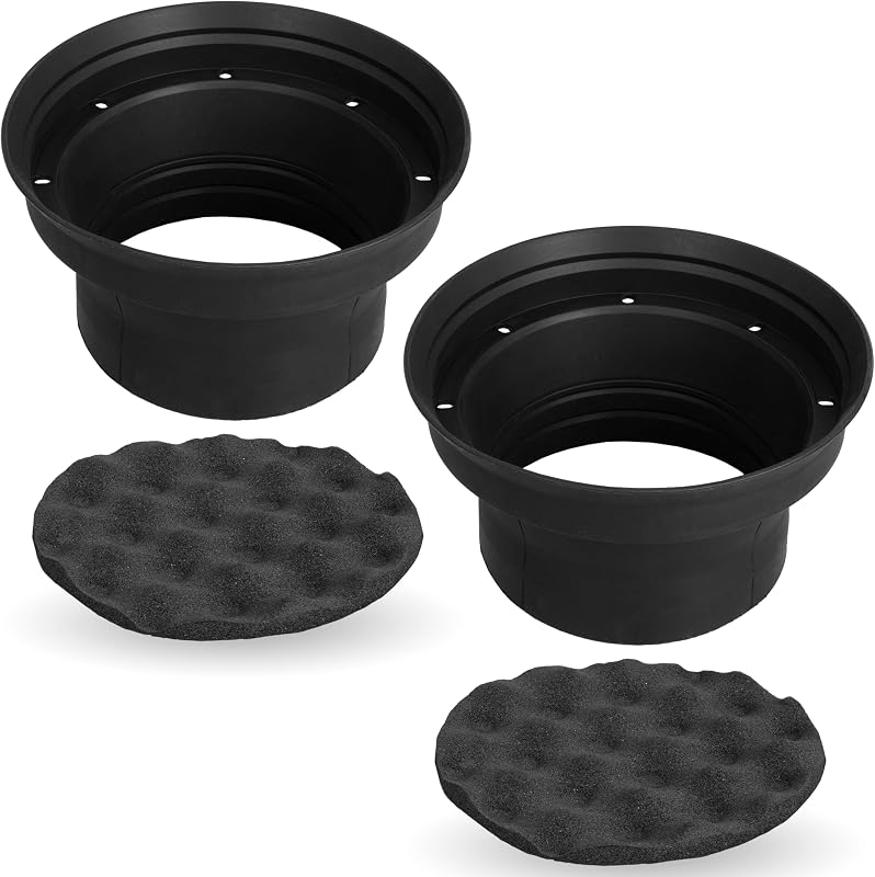 Aros de vedação para alto-falante automotivo NVX XBAF525 de silicone, 13,34 cm – 2 unidades