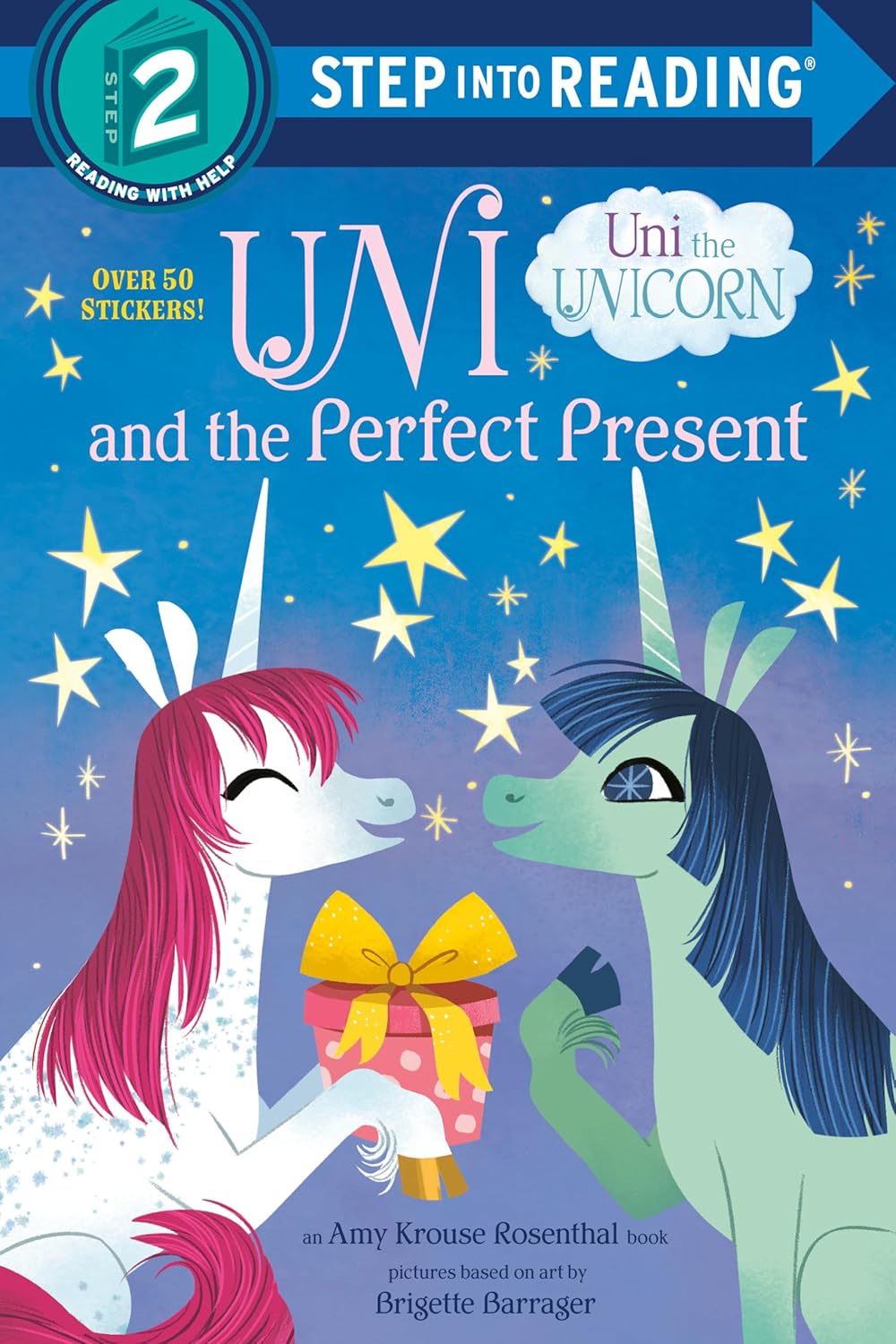 Uni and the Perfect Present (Uni the Unicorn) (Step into Reading, Step 2)      Paperback – Sticker Book, September 21, 2021
