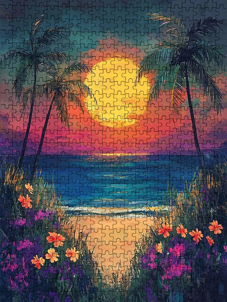 Puzzles de decoración juego de mesa ideal para regalo original 8