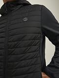 JACK & JONES Mens Quilted Jacket Black S - 5