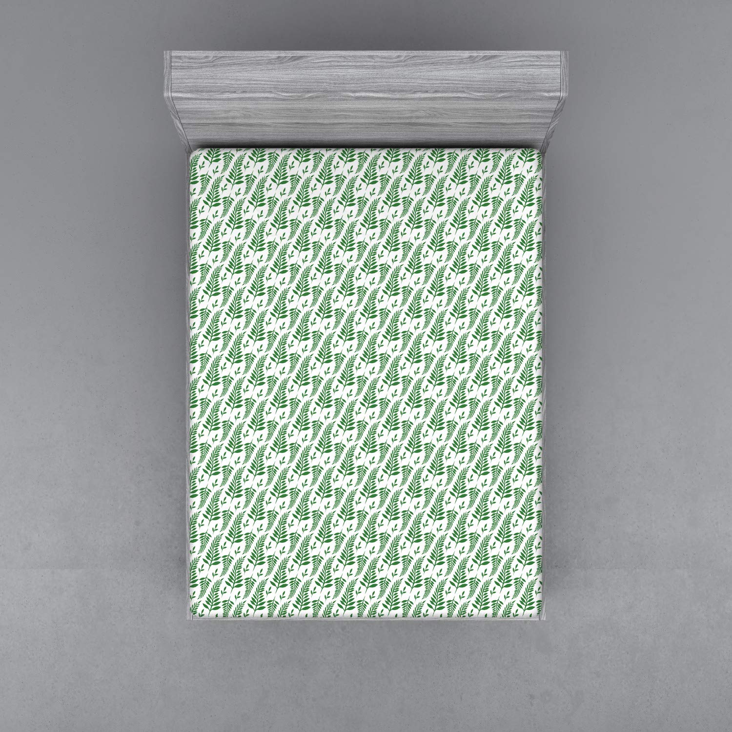 ABAKUHAUS Lenzuolo Con Angoli Microfibra 90x200 Cm - Forme Frecce Ethnic - Tinta Unita Retro - Morbido E Traspirante