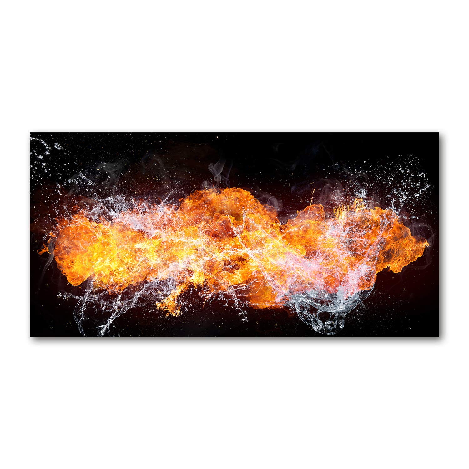Image plexiglas salon 120x60cm Tulup Fuego pour dynamiser une salle à manger