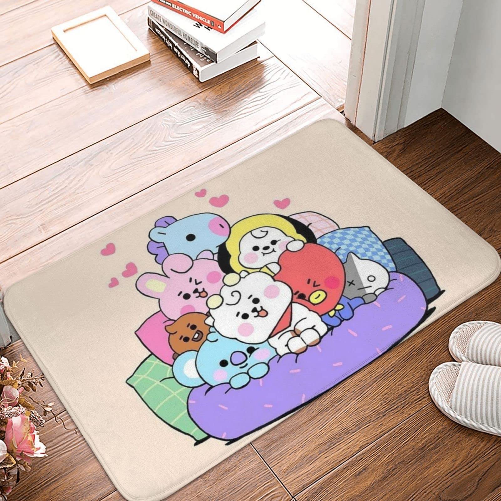 BT21 ルームマット BT21 - BT21 ルームマット ラグマット グレーの通販 by みみ